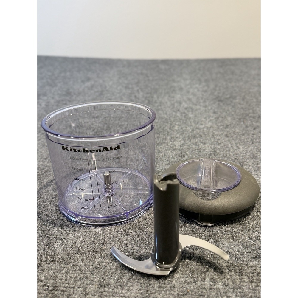 KitchenAid 2.5 Cup Chopper Bowl and Blade with Suction Lid Replacement Part - Picture 2 of 2